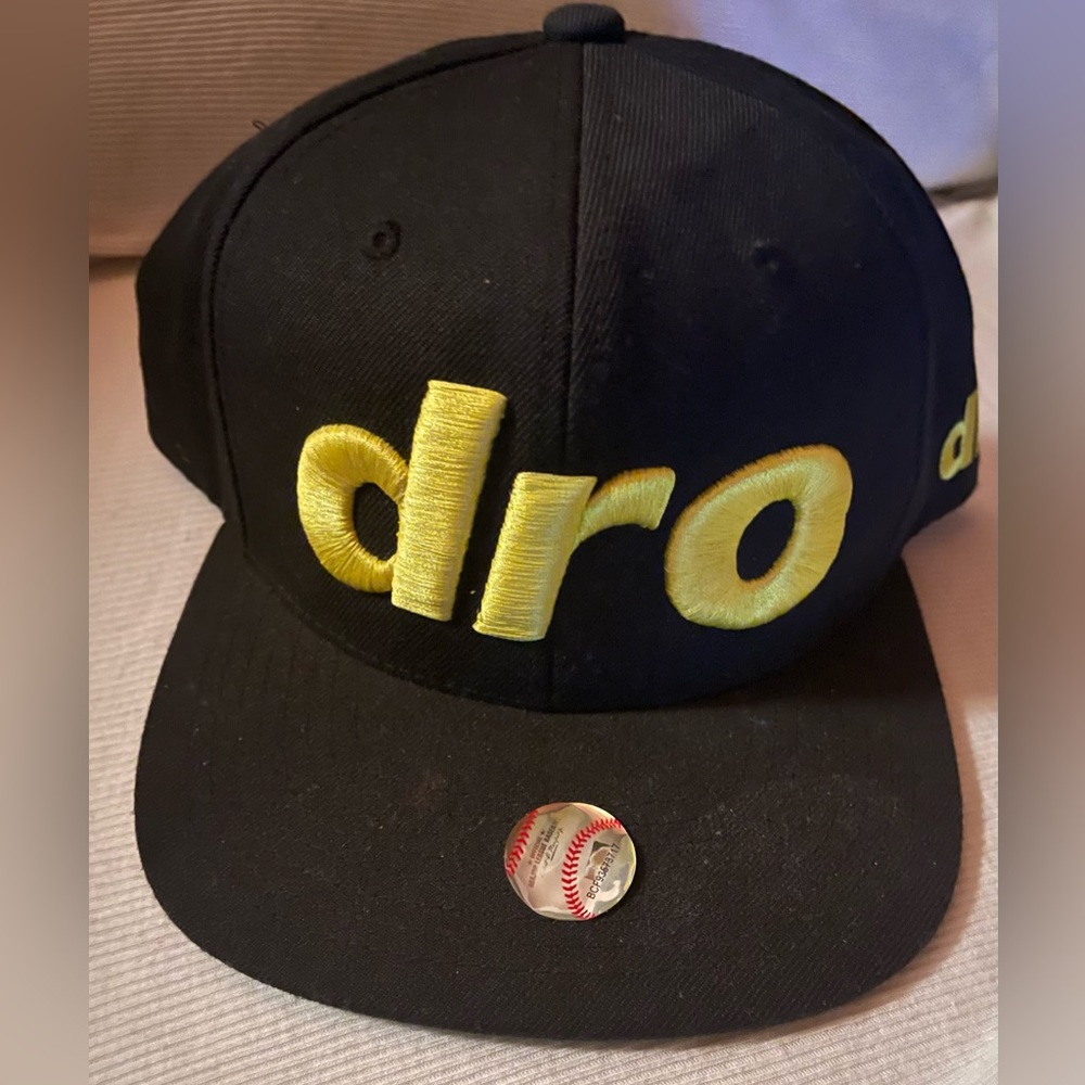DRO black and yellow adjustable baseball hat